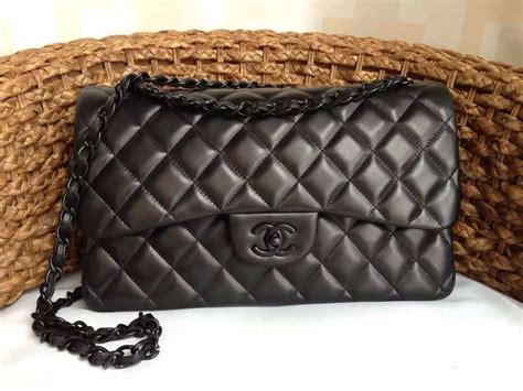 chanel so black cf|large Black Chanel bag.